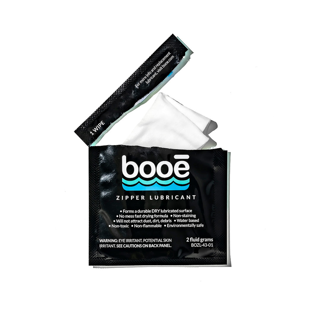 Booe Zipper Lubricant Wipe - 10 Pack