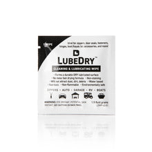 Load image into Gallery viewer, LubeDry Cleaning &amp; Lubricating Wipe - 10 Pack